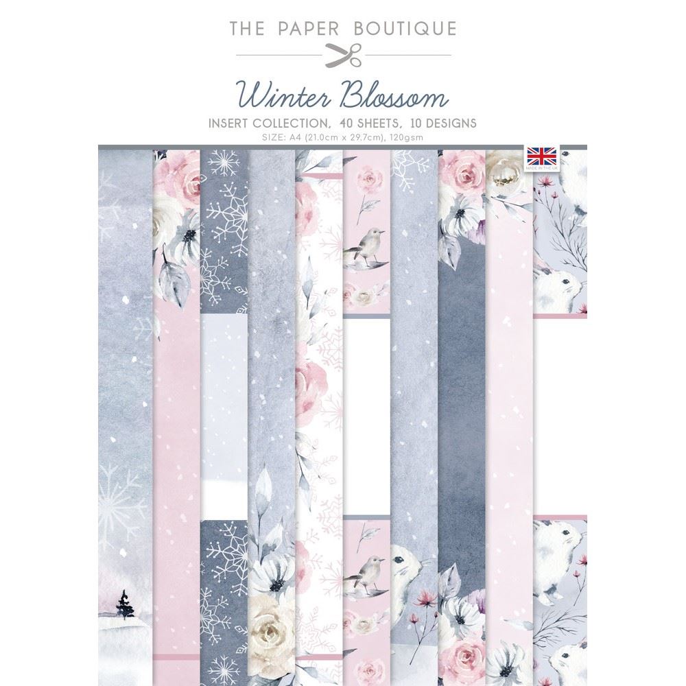 Blocco di carte Winter Blossom Insert Collection A4