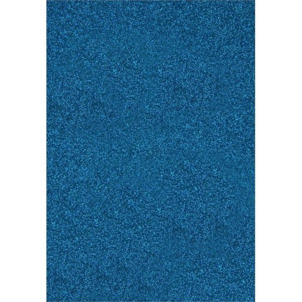 Cartoncino Glitterato Blu