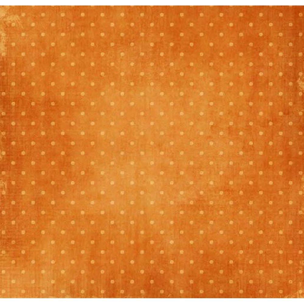 Pannello Fondo arancio pois 25x25 cm