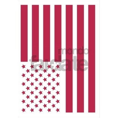 Stencil Bandiera USA