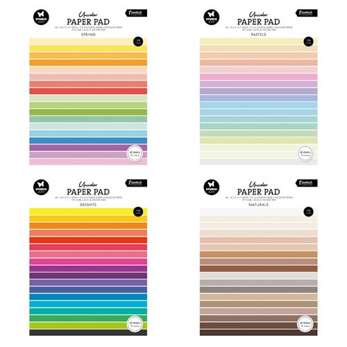 Blocchi di cartoncini colorati