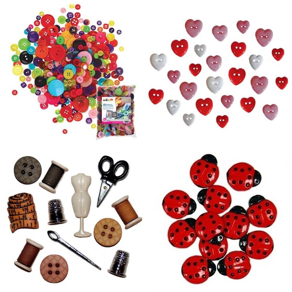 Bottoni Fai da Te linea Dress IT UP selezionati da Hobby Feltro