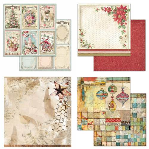 Carta scrap Natale