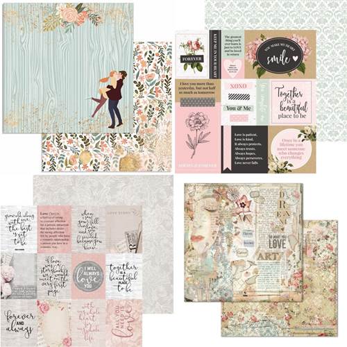 Carta scrap amore