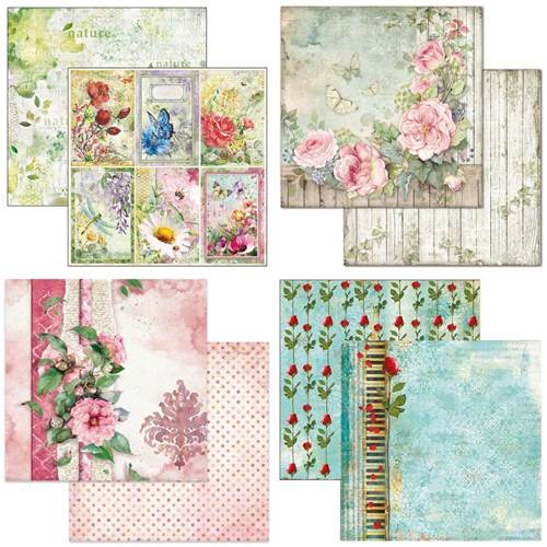 Carta scrap fiori