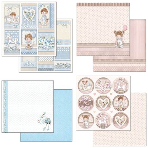 Carta scrap nascita