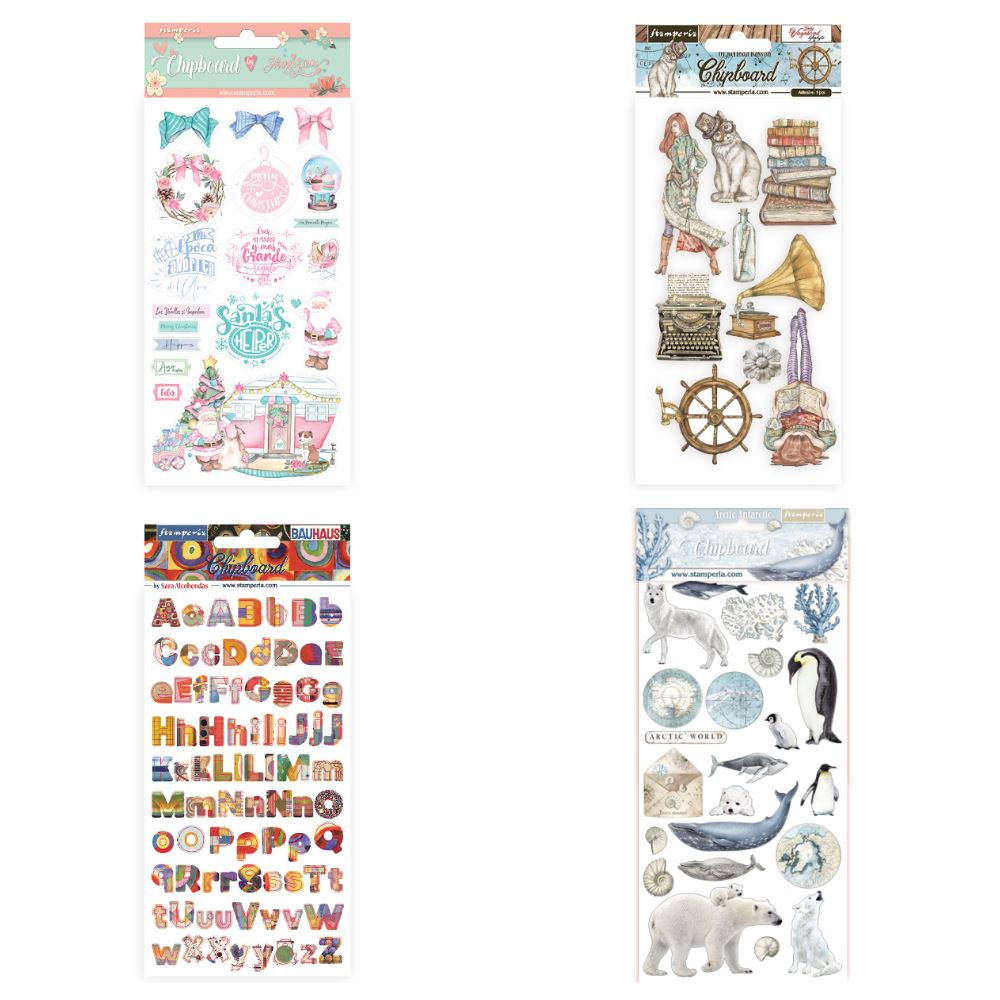 Chipboard, Stickers - Mondo Fai da Te