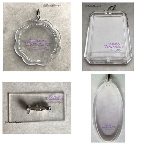 Ciondoli per sospeso trasparente