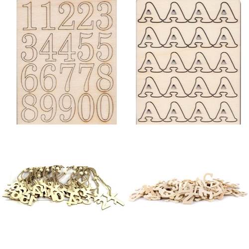 Confezioni lettere e numeri