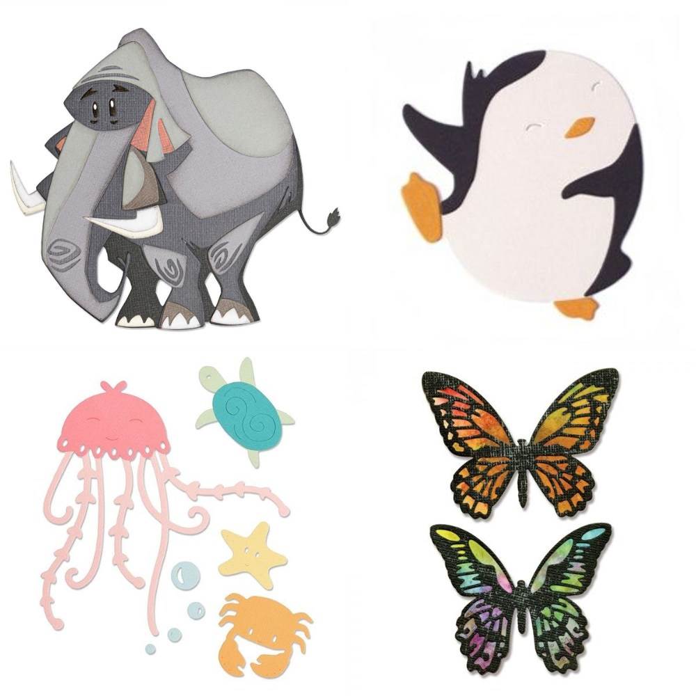 Fustelle E Timbri Animali Natalizi - Set Per Scrapbooking E Cardmaking Fai Da Te - Foto 2