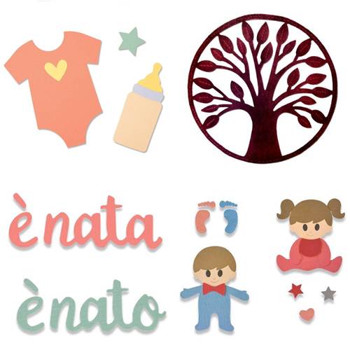 Fustelle Bigz Nascita e Battesimo