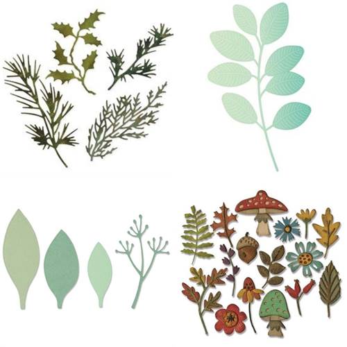 Fustelle Foglie e rami