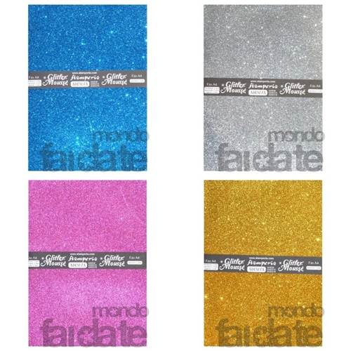 Glitter mousse in fogli