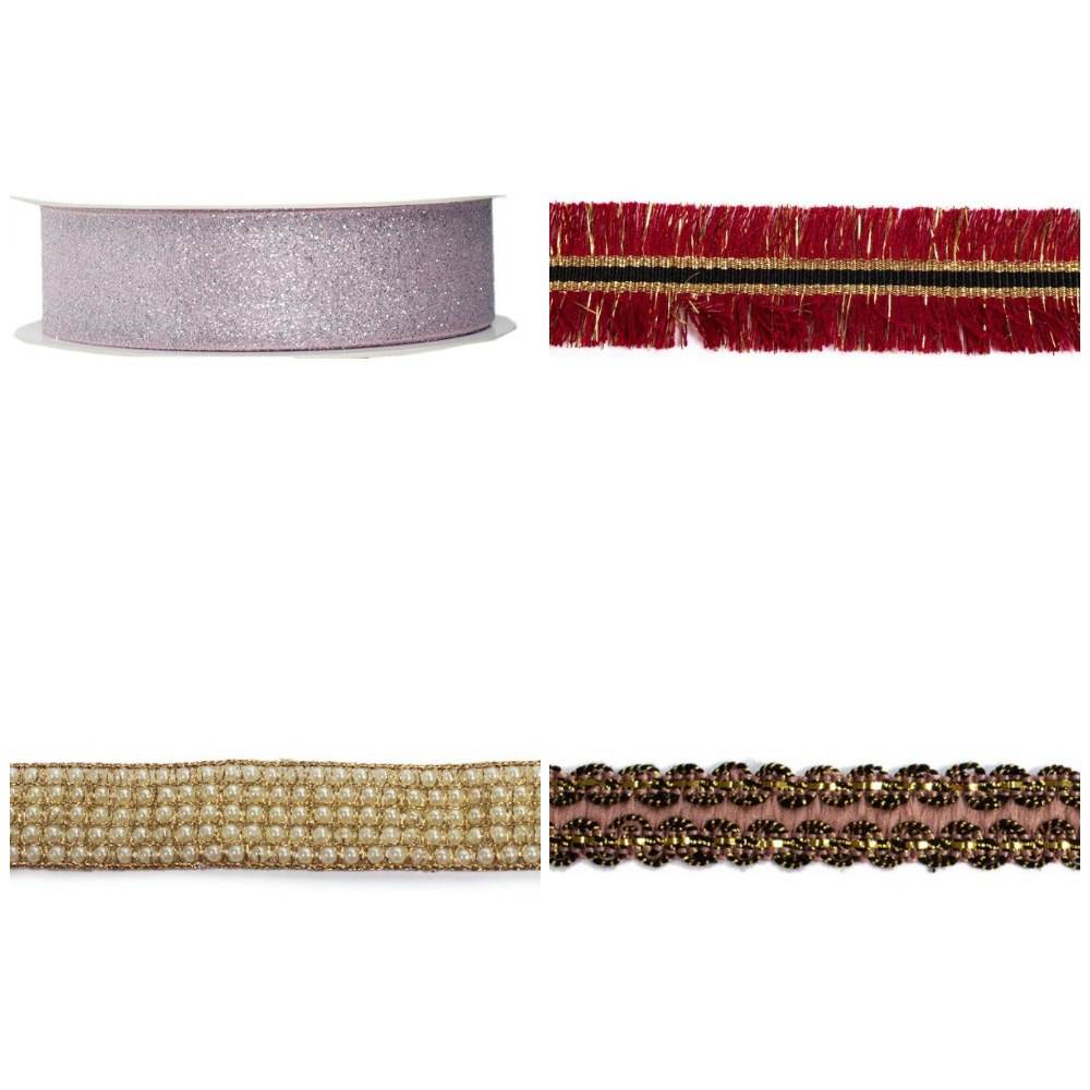 Nastro Con Paillettes Lucido Yurosiay – 5m X 1,5 Cm, Colore Viola, Perfetto Per Cucito, Fai Da Te E Decorazioni