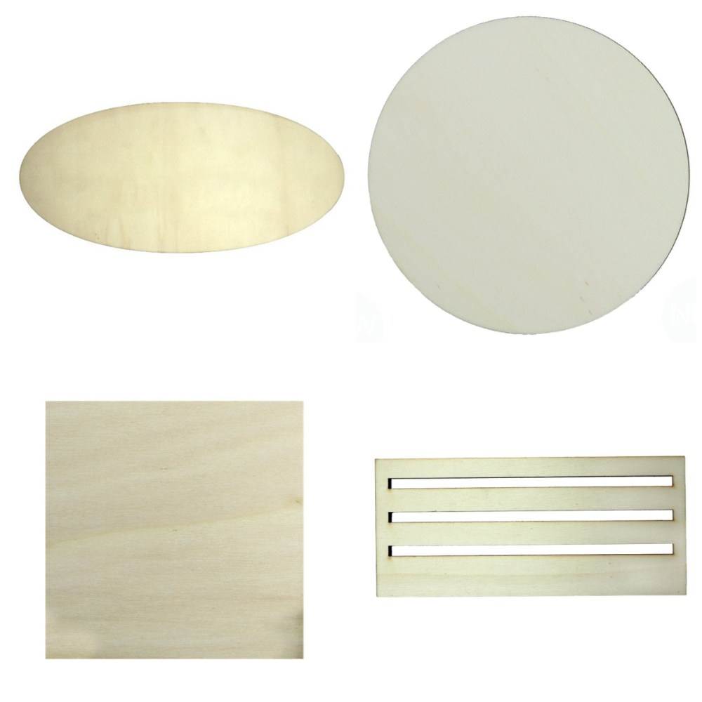 Disco In Legno MDF A Cerchi – Decorazione Fai Da Te, 3 – 50 Cm - Foto 6