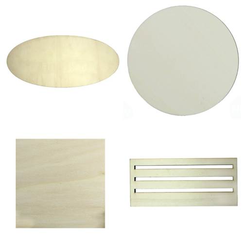 Sagome legno Forme Geometriche