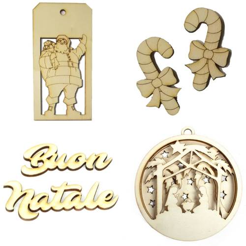 Sagome in legno Natale