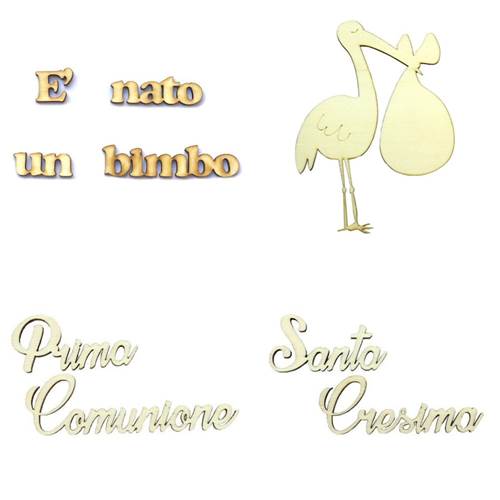 Sagome in legno Ricorrenze