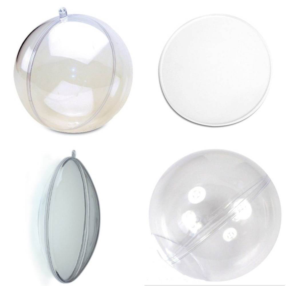 Sfera Di Polistirolo Apribile 30cm - Per Decoupage E Hobby Creativi - Foto 8