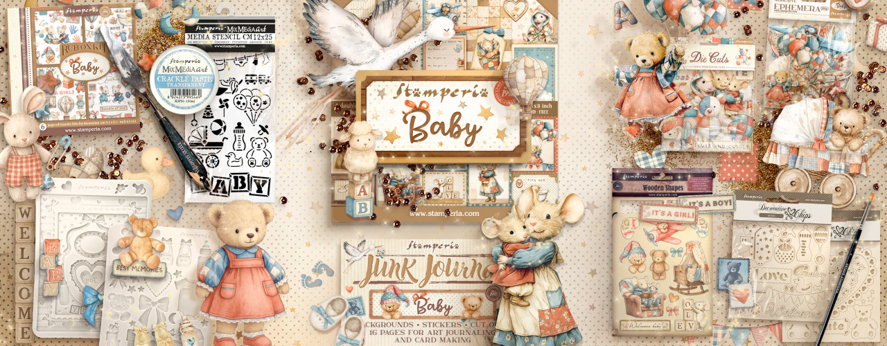 Banner Baby Stamperia