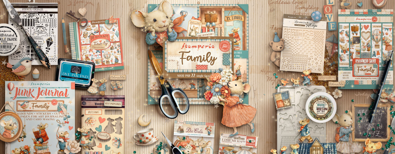 Banner Family Stamperia