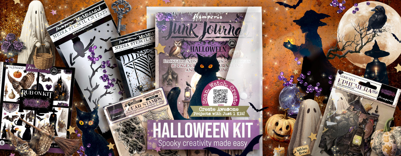 Banner Halloween Stamperia