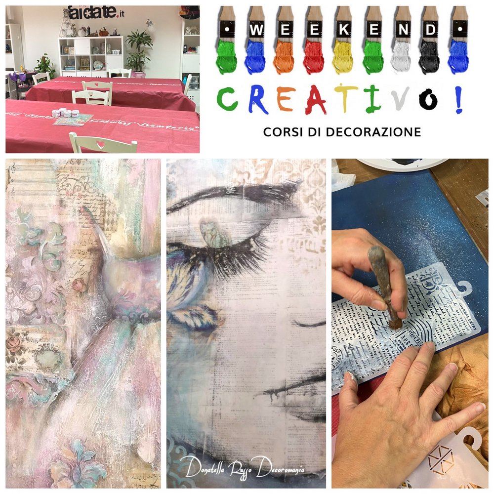 05/03/2022 Weekend Creativo Intera Giornata - Tele a tema Donna (8 ore due progetti)