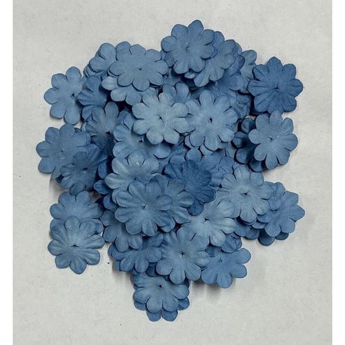 100 Fiori di carta Blu polvere