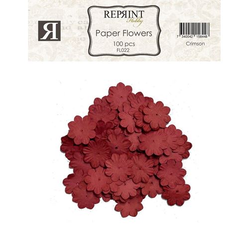 100 Fiori di carta Crimson