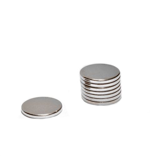 10 Magneti al Neodimio diametro 10 mm x 1 per Scrapbooking