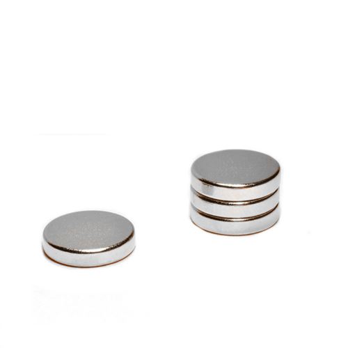 10 Magneti al Neodimio diametro 12 mm x 1 per Scrapbooking