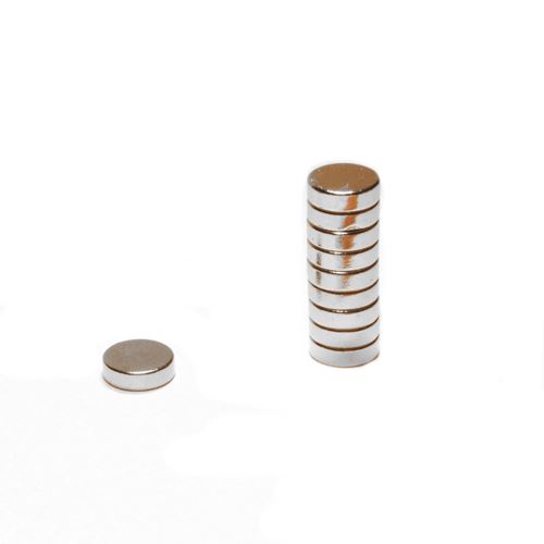 10 Magneti diametro mm 5 x 1 h per Scrapbooking