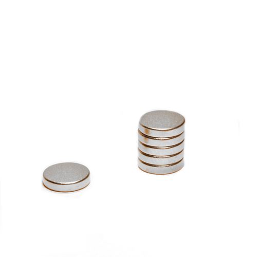 10 Magneti diametro mm 7 x 1 h per Scrapbooking