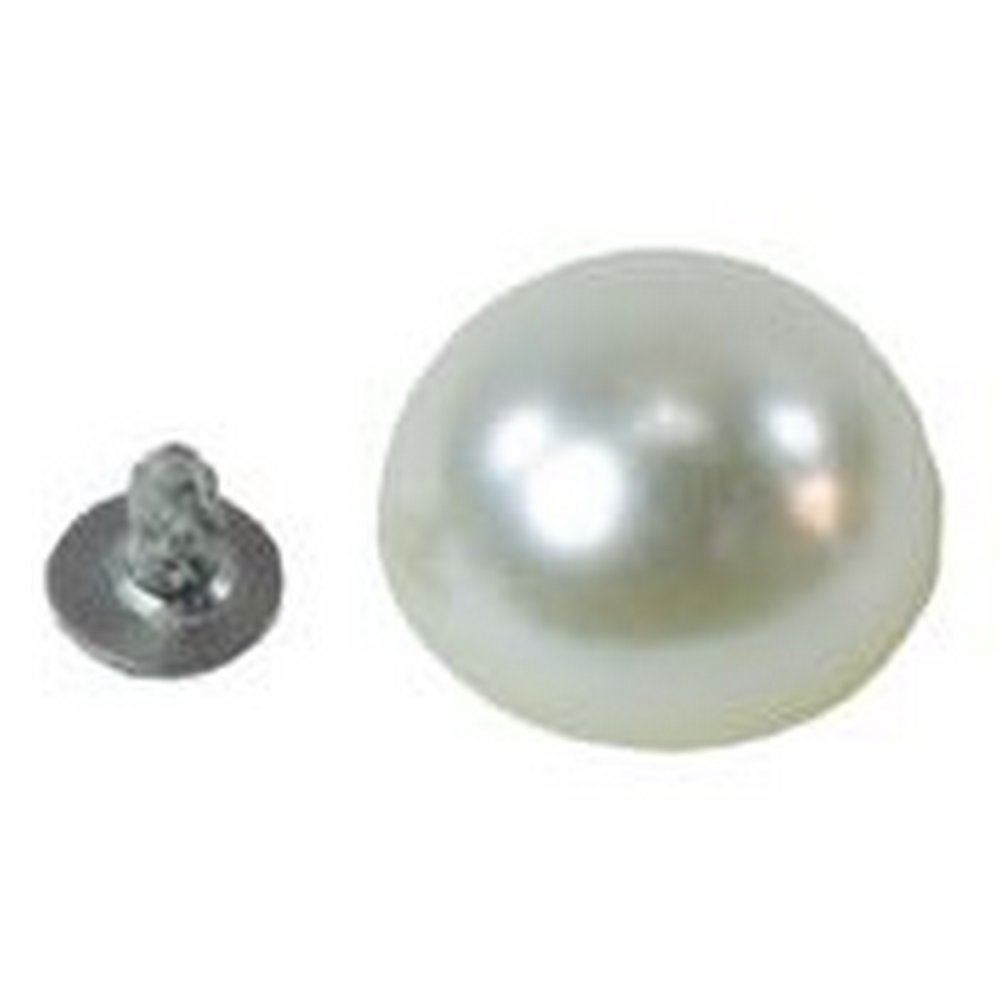 10 Mezze Perle con Chiodino 1 cm