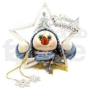 15/12/17 Corso: Pupazzo di Neve Bianco e Azzurro