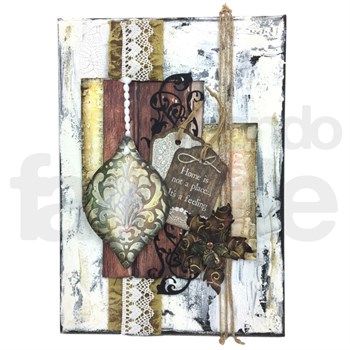 24/11/16 Corso Mixed Media: Tela Natalizia