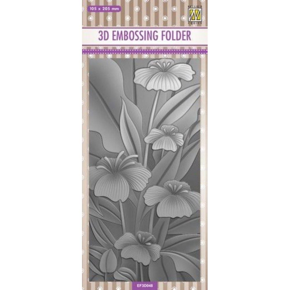 3D Embossing Folder Lilies