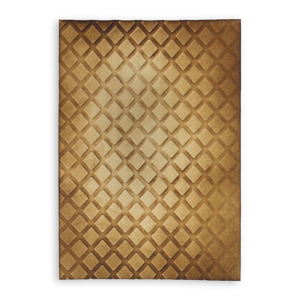 3D Embossing folder Waffle Cone