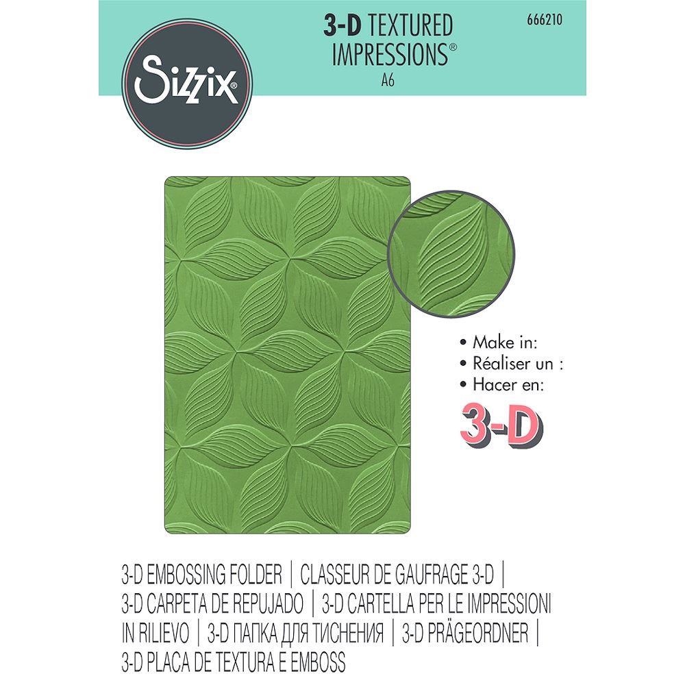 3-D Textured Impressions Defined Petals A6