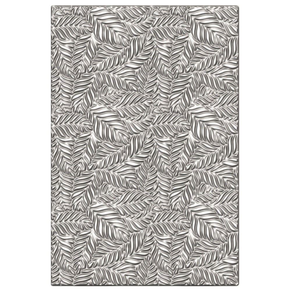 3-D Textured Impressions Embossing Leaf Pattern