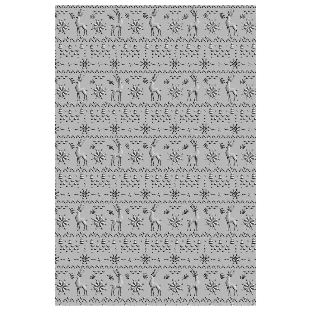 3-D Textured Impressions Winter Sweater