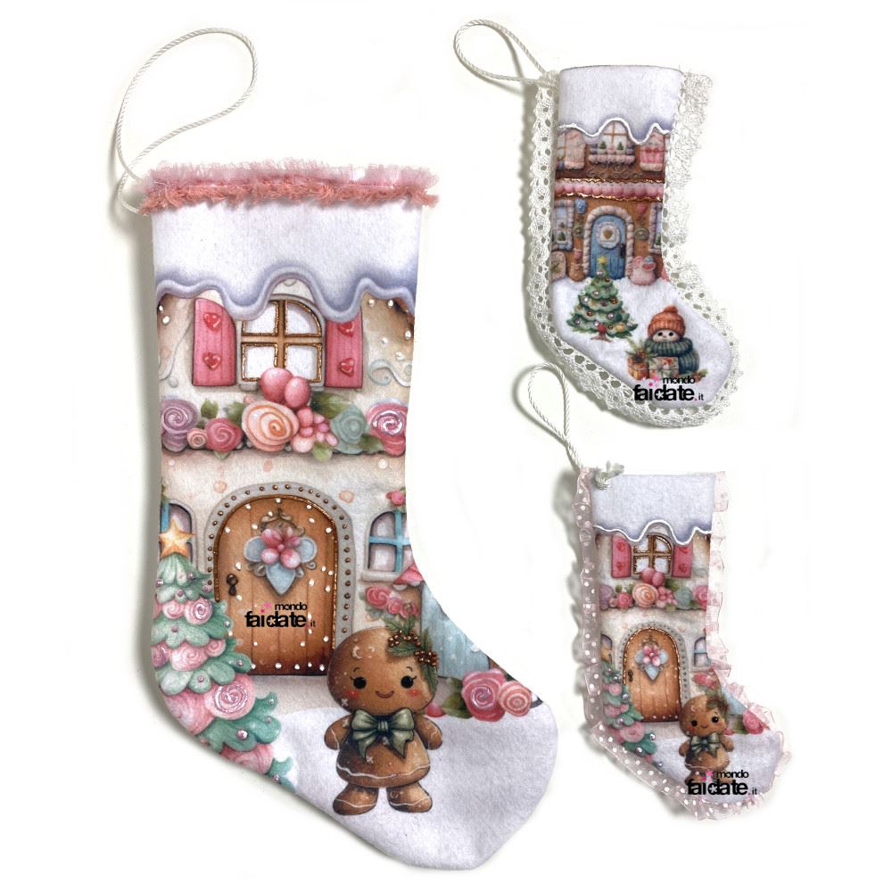 3 Calze Natalizie in varie dimensioni
