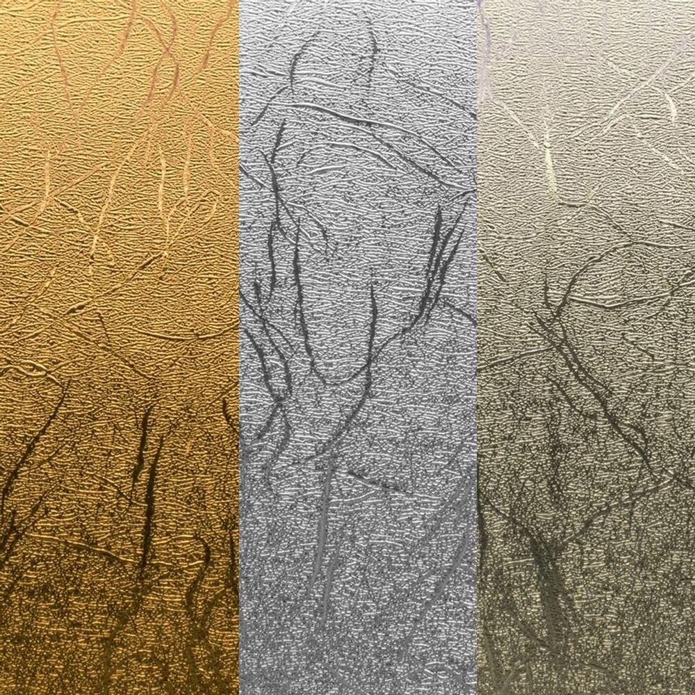 3 Fogli di Vinile permanente con Texture, Metallizzati colore oro, argento  e platino per Cricut - Mondo Fai da Te