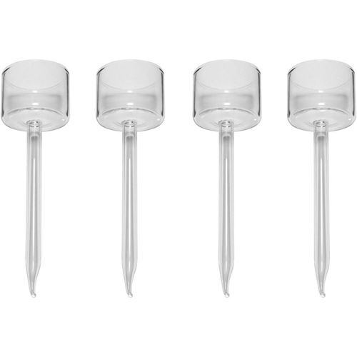 4 Porta Tealight in vetro 15 cm