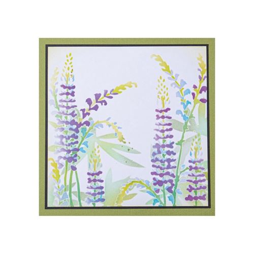 4 Stencil Fiori di campo a strati