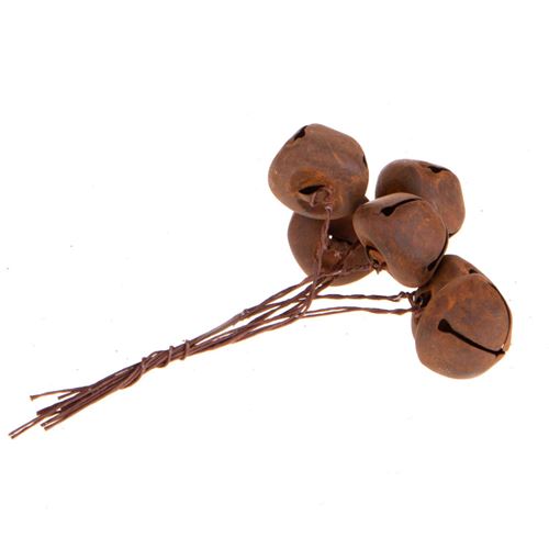 6 Campanelle ruggine cm 2,5