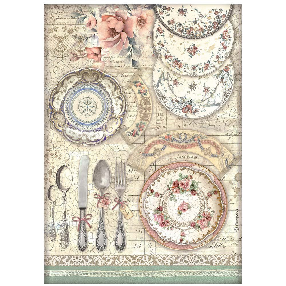 Carta Di Riso Stamperia A4 - 6 Fogli Multicolore, Perfetta Per Fai Da Te, Decoupage E Artigianato