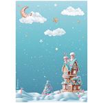 6 Carte di riso in A4 Candy Christmas Stamperia