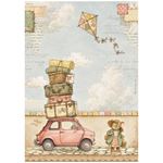 6 Carte di riso in A4 Cozy Family Stamperia
