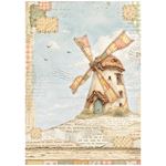 6 Carte di riso in A4 Cozy Family Stamperia